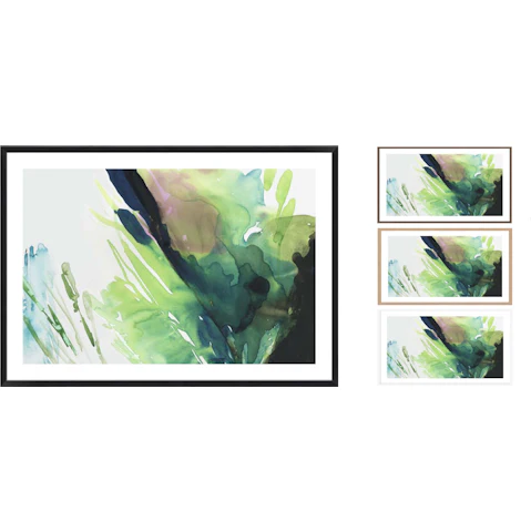 La Grolla Splash of Green Frame Wall Art