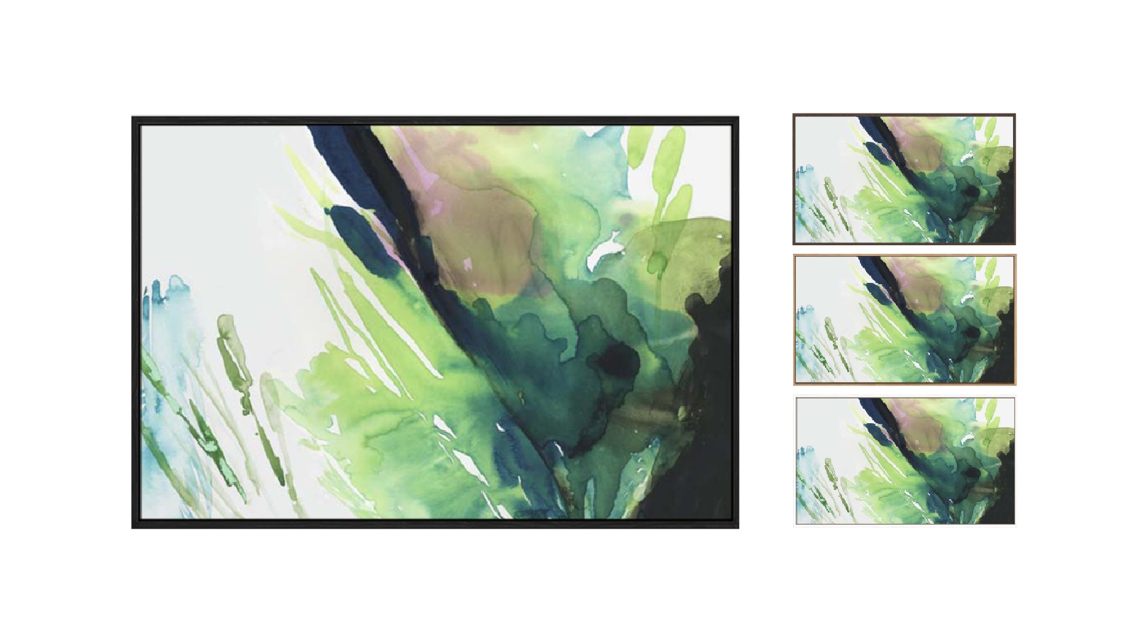 La Grolla Splash of Green Gallery Wall Art