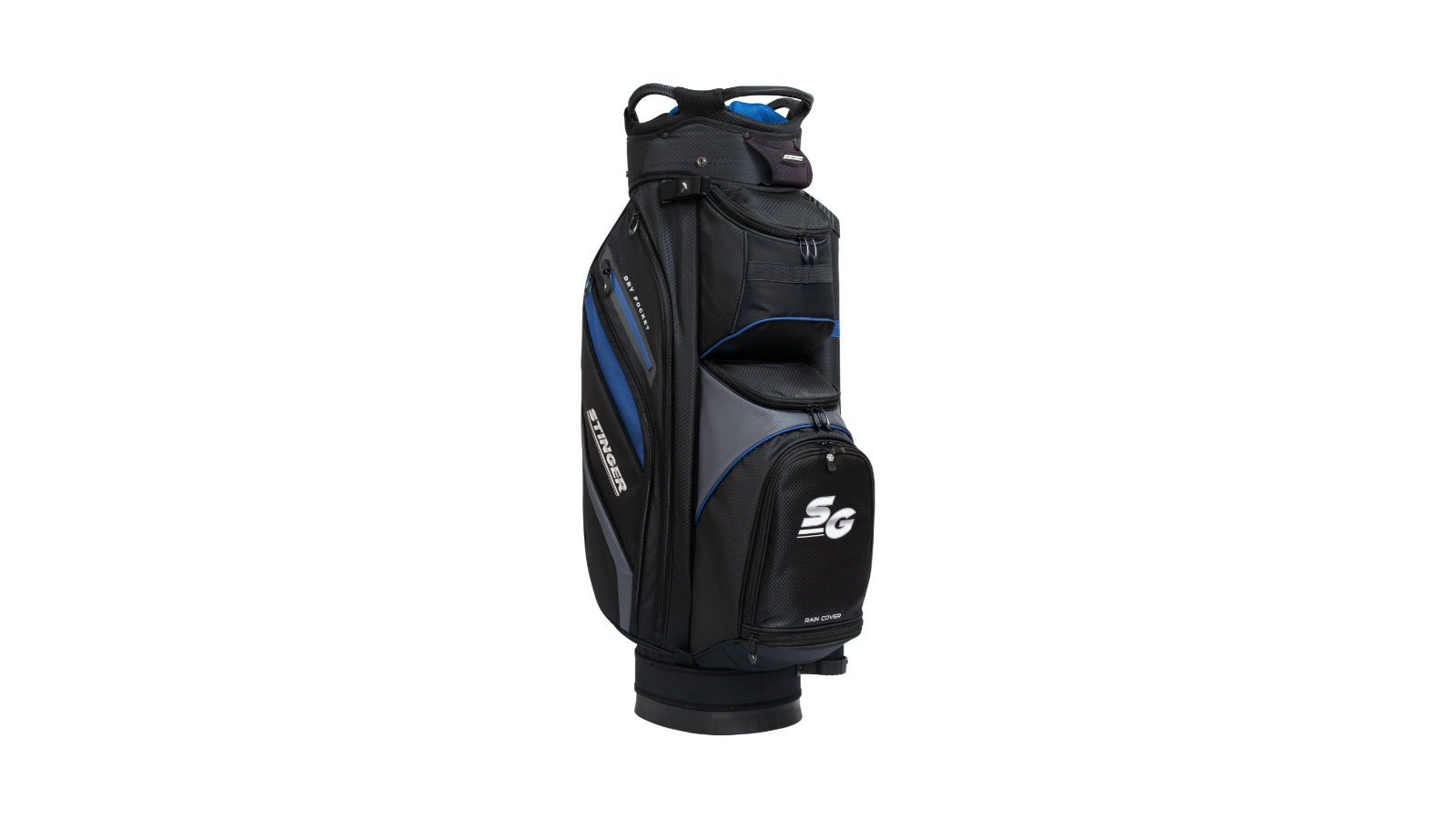 Stinger Golf Premium Light Weight Golf Bag - Black/Blue