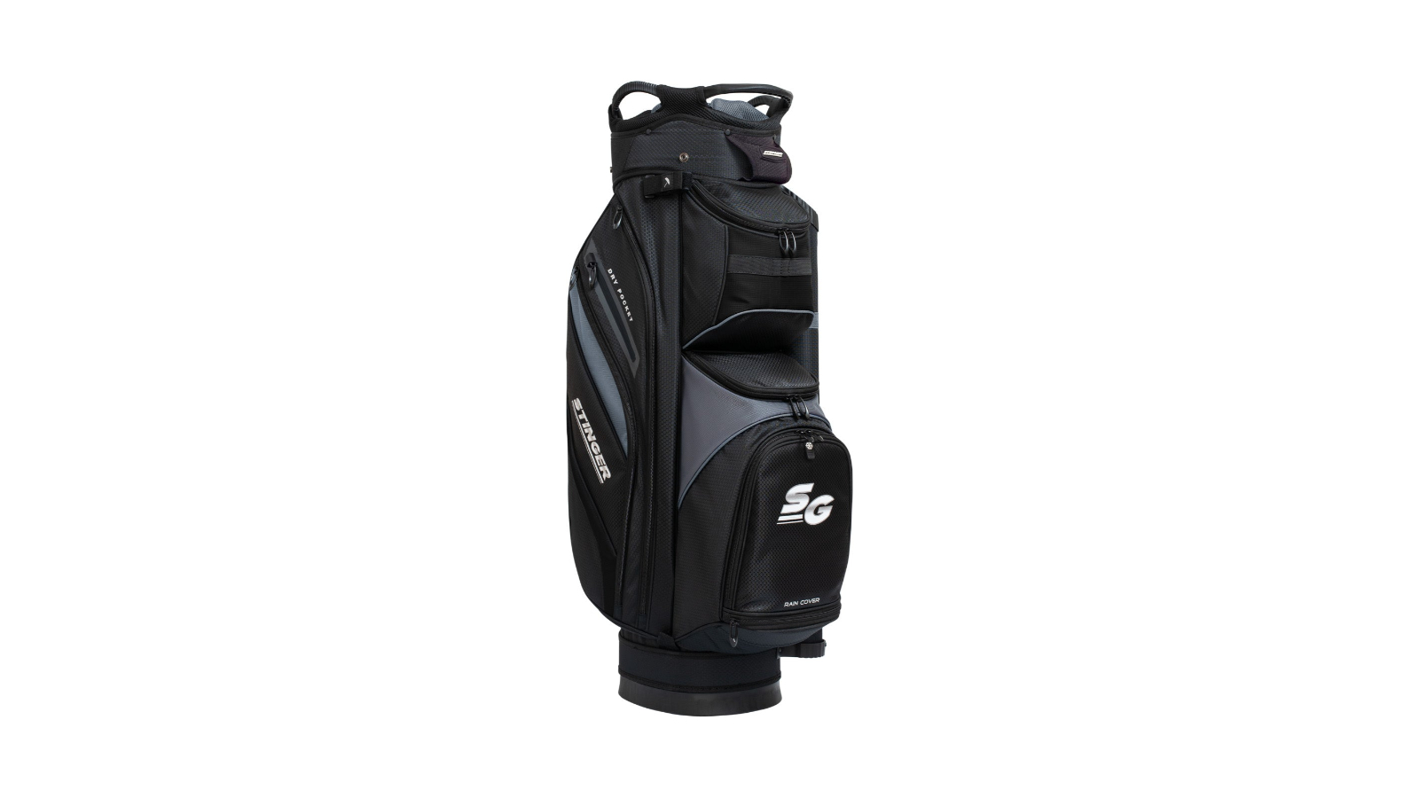 Stinger Golf Premium Light Weight Golf Bag - Black/Grey