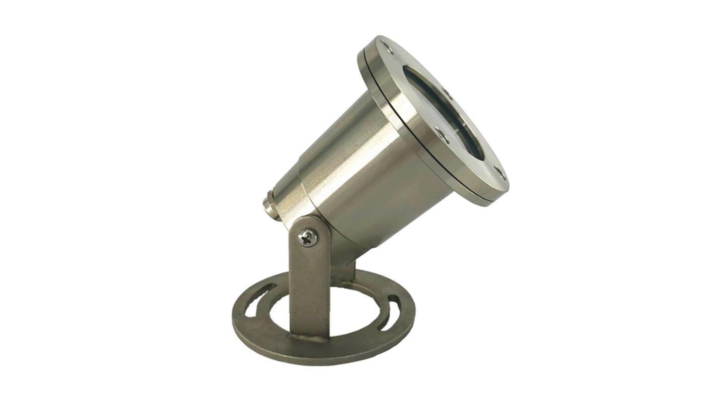 IP68 MR16 Surface Mounted Single Adjustable Garden Pond 12V Spot Light - 316 Stainless Steel