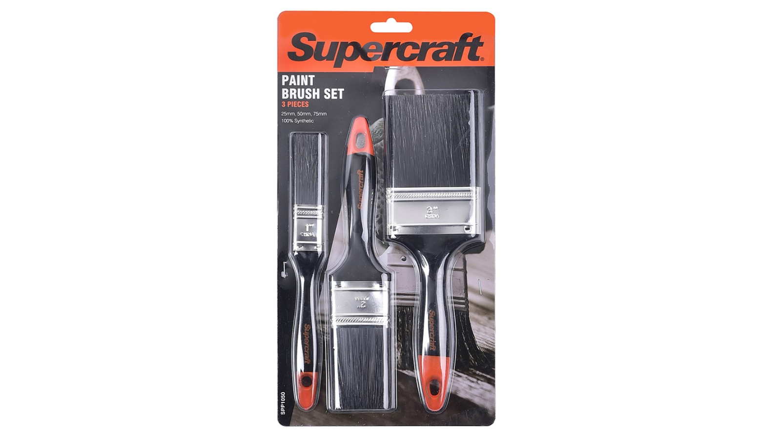 Supercraft 3 Piece Supercraft Paint Brush Set