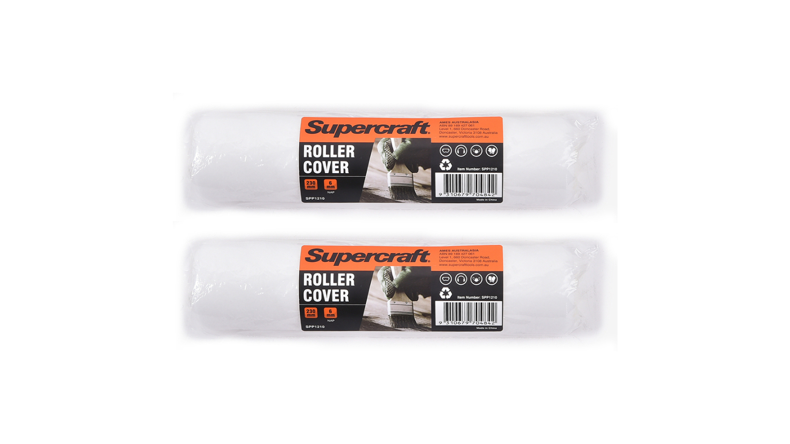 Supercraft 2 Piece House Paint Roller Cover