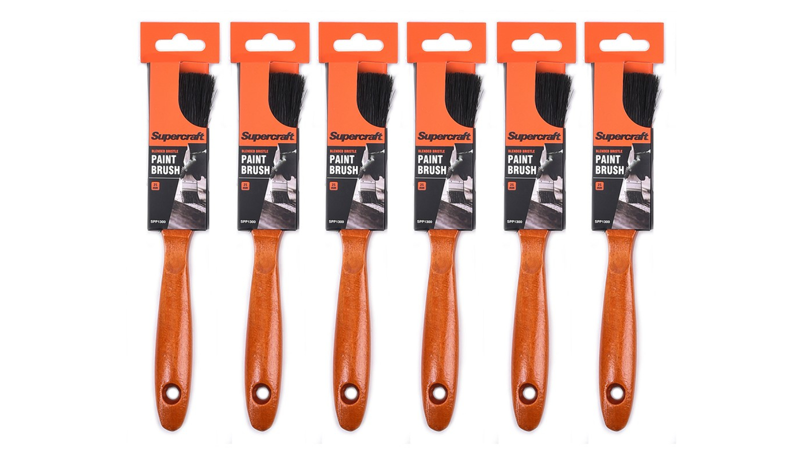 Supercraft 6 Piece Supercraft Paint Brush 25mm