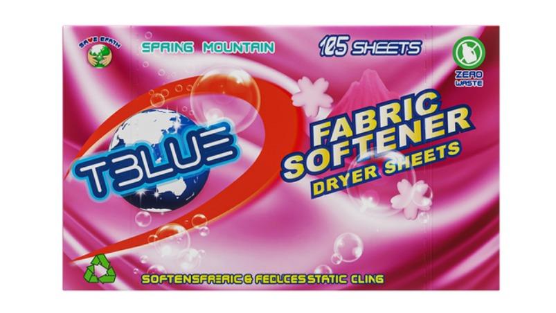 TBLUE 105 Fabric Softener Dryer Sheet - Spring Mountain