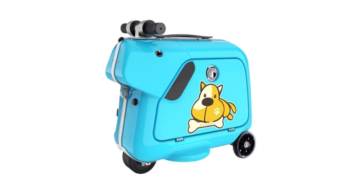 Airwheel SQ3 15 Litre Electric Rideable Smart Suitcase for Kids - Blue