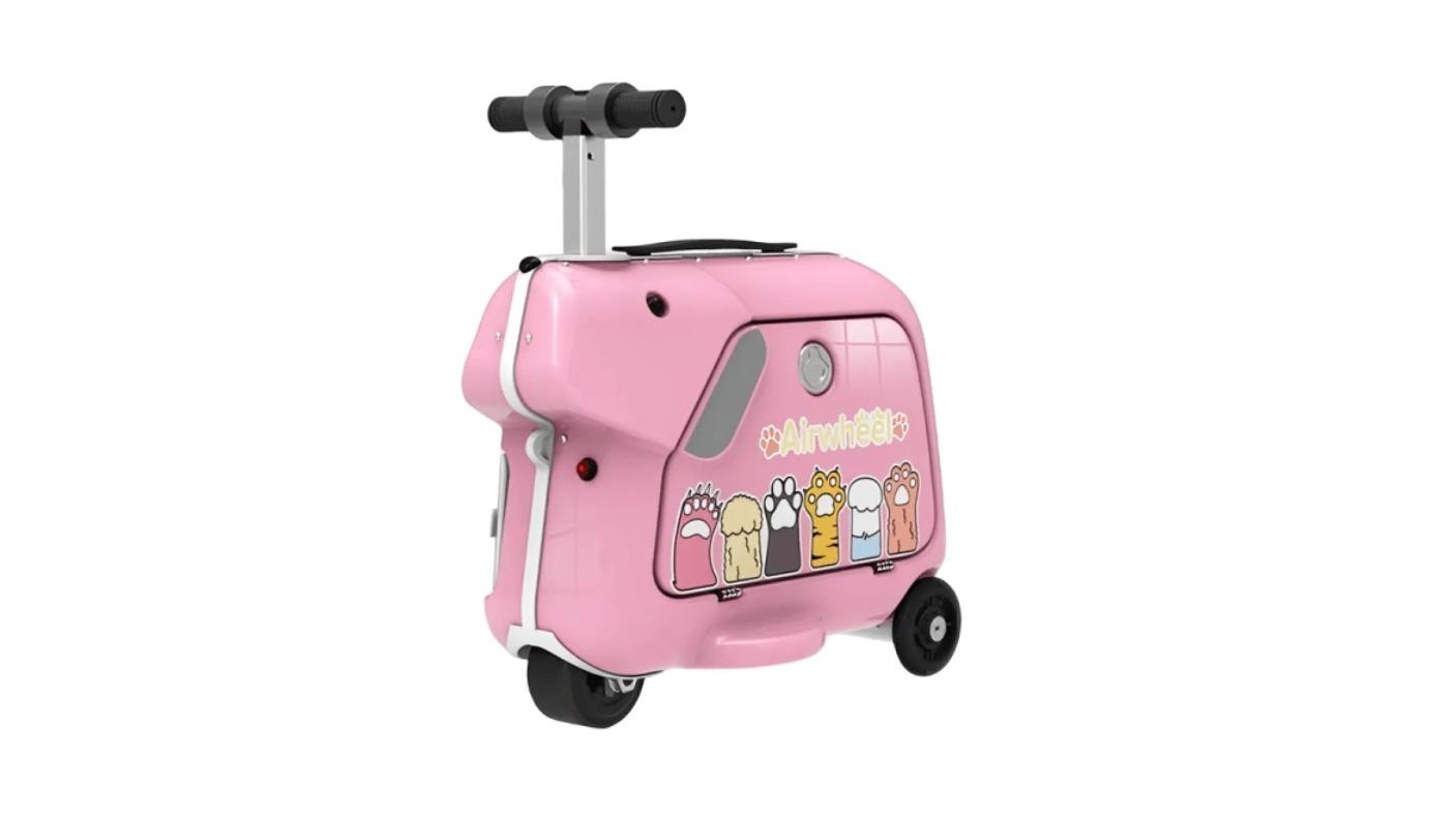 Airwheel SQ3 15 Litre Electric Rideable Smart Suitcase for Kids - Pink