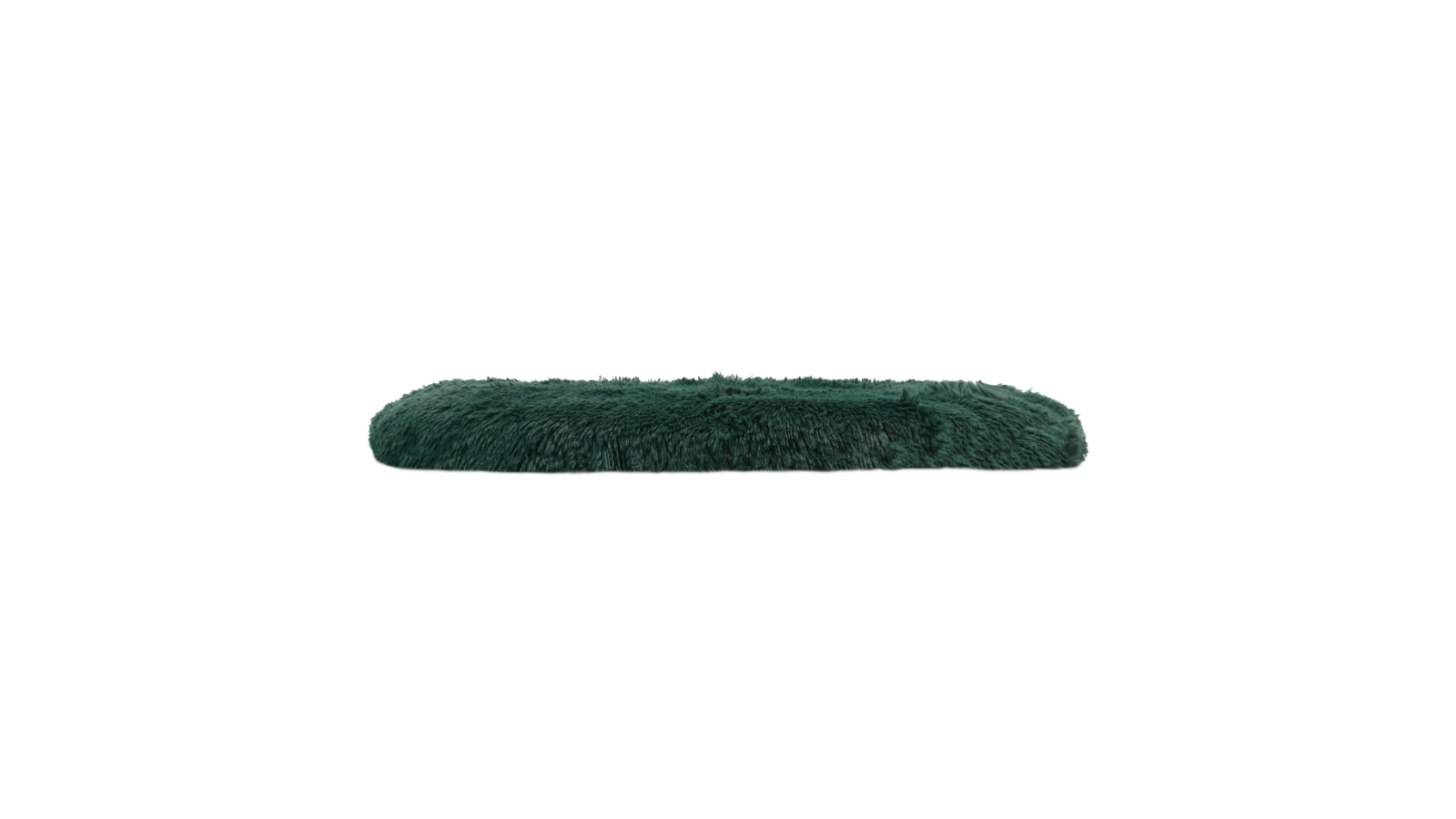 Charlie's Shaggy Faux Fur Round Padded Lounge Mat Eden Green Large