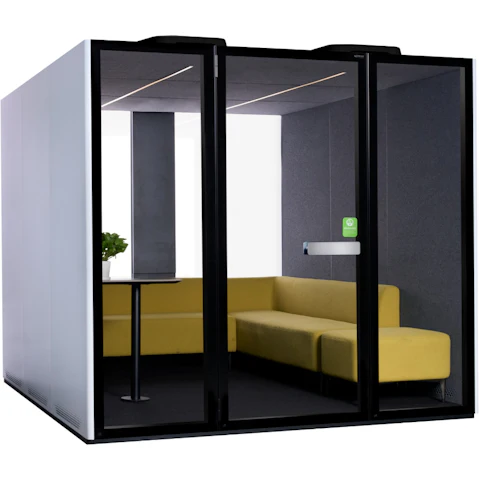INAPOD PLUS C-POD 1-5 Person Square Office Work Meeting Pod