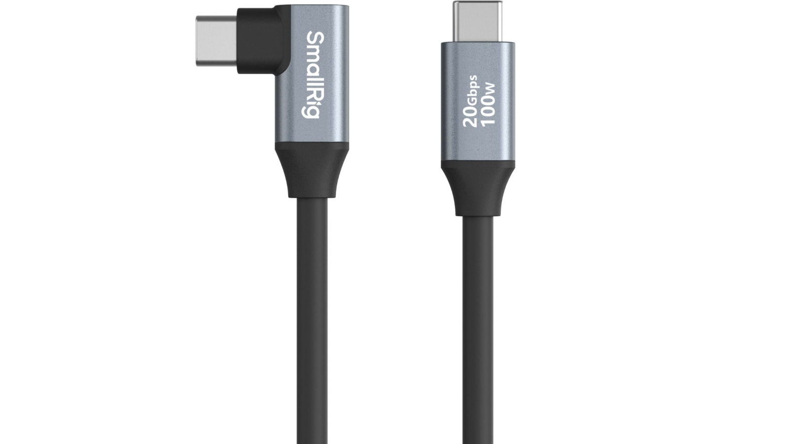 SmallRig 60cm USB-C (Straight) to USB-C (Angled) Data Cable