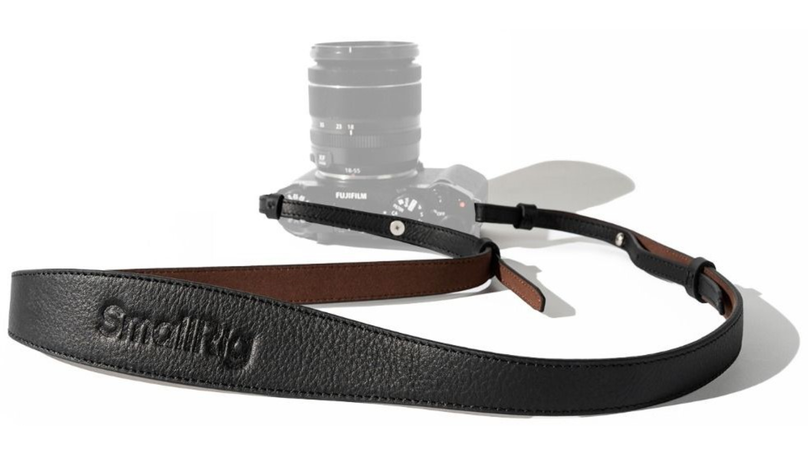 SmallRig 5208 Universal Leather Camera Shoulder Strap - Black