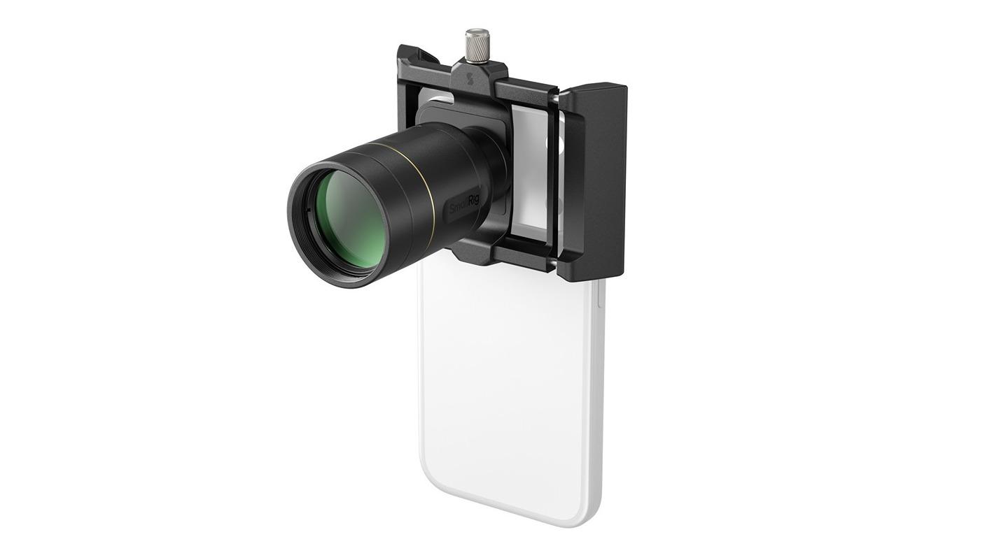 SmallRig 2 Piece T-Mount Magnification Telephoto and Macro Lens Kit for Phone