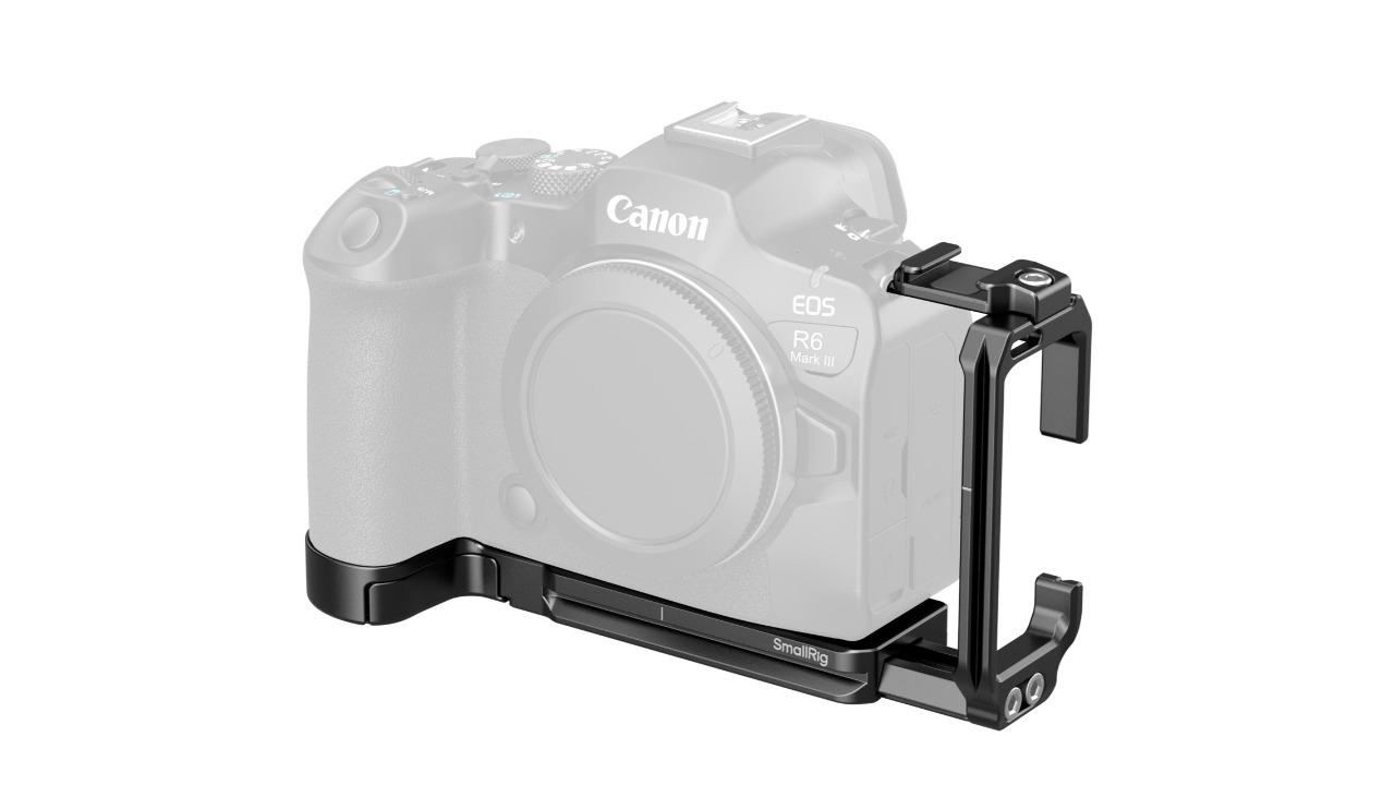 SmallRig L-Shaped Mount Plate with AirTag Slot for Canon EOS R6 Mark III / R6 Ma