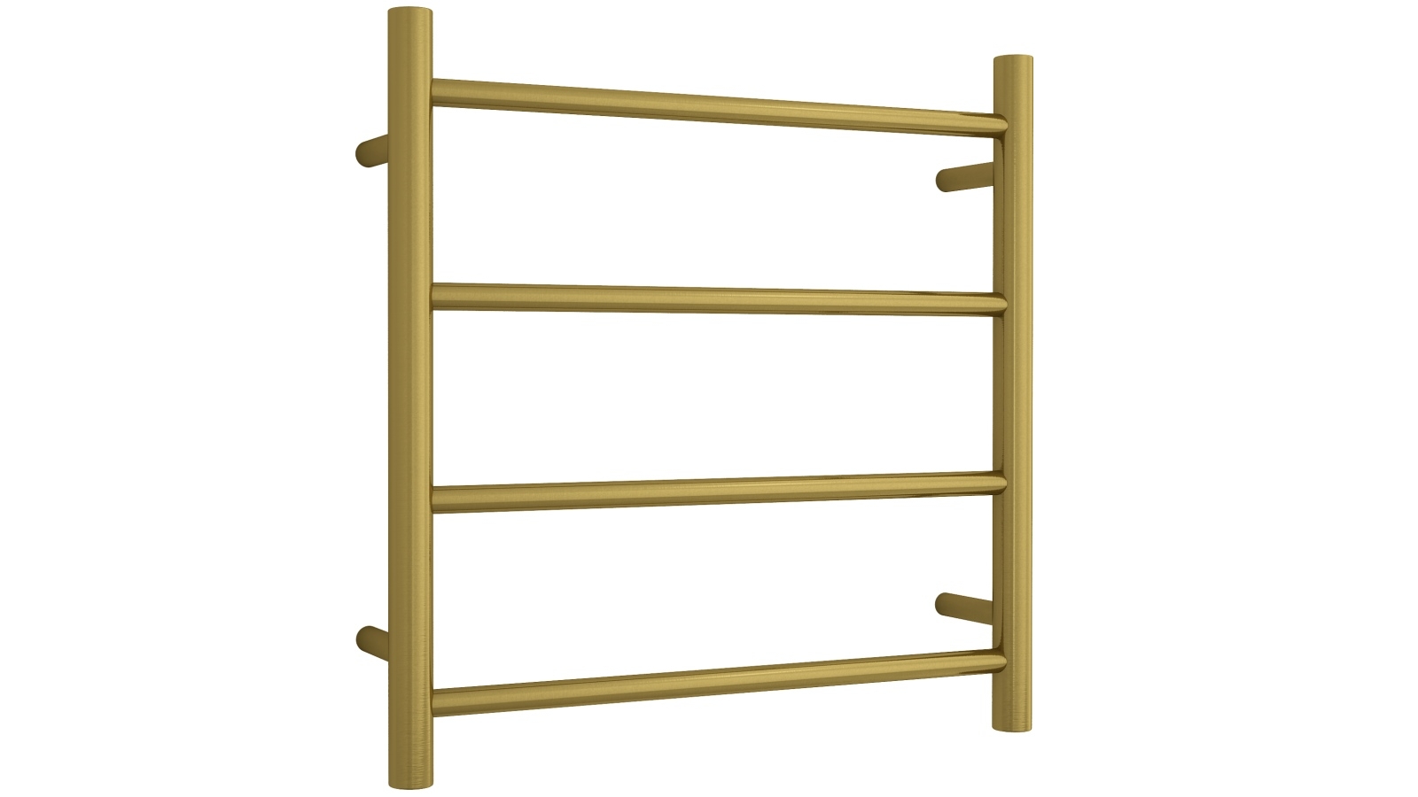 Thermogroup Thermorail 240V 4 Bar Ladder Heated Towel Rail - Brushed Gold