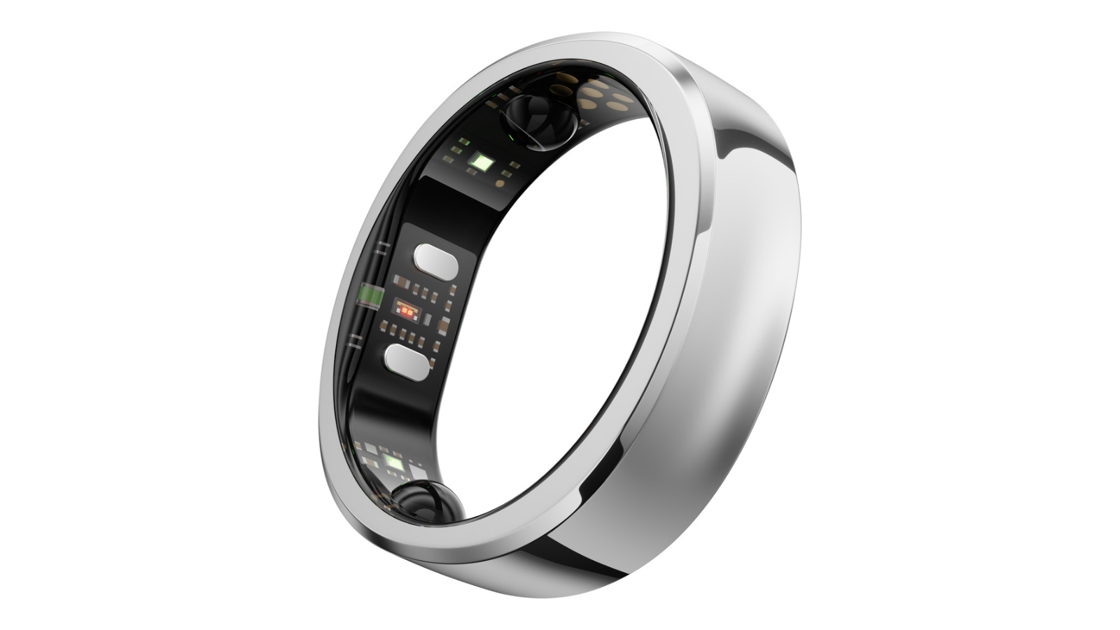 RingConn Gen 3 Future Silver Smart Ring - Size 8