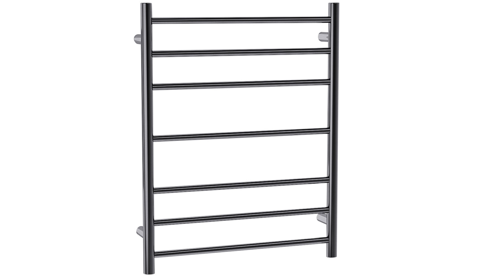 Thermogroup Thermorail 7 Bar Round Heated Towel Rail - Gunmetal