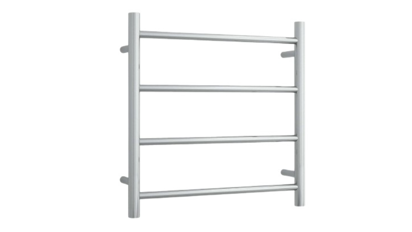 Thermogroup Thermorail 4 Bar Round Brushed Ladder Heated Towel Rail - Brushed Stainless Steel 