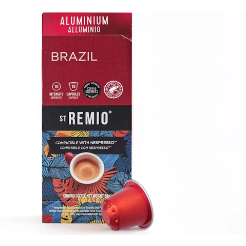 St Remio Brazil Single Origin Nespresso Aluminium Coffee Capsule