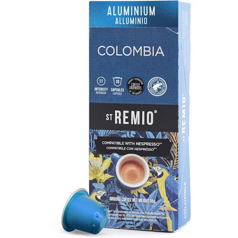 St Remio Colombia Single Origin Nespresso Aluminium Coffee Capsule