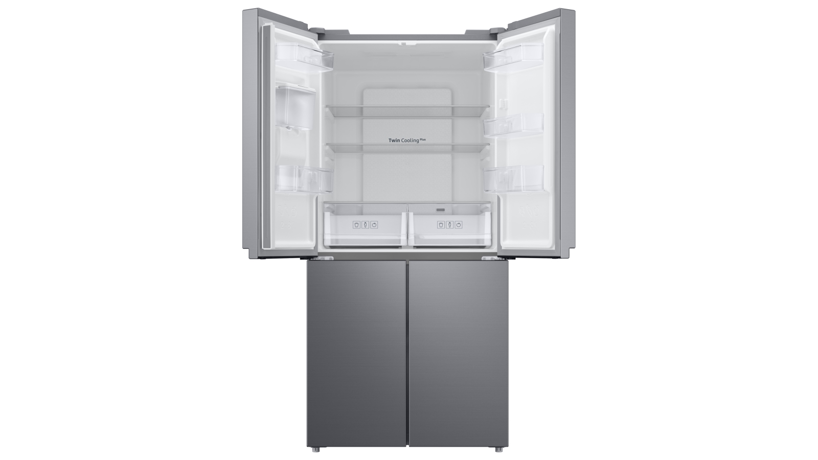 Samsung 488L Non Plumbed French Door Refrigeration Silver Layered