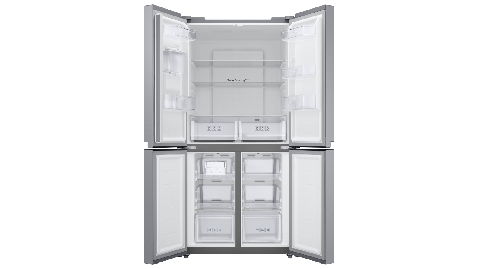Samsung 488L Non Plumbed French Door Refrigeration Silver Layered Steel Harvey Norman