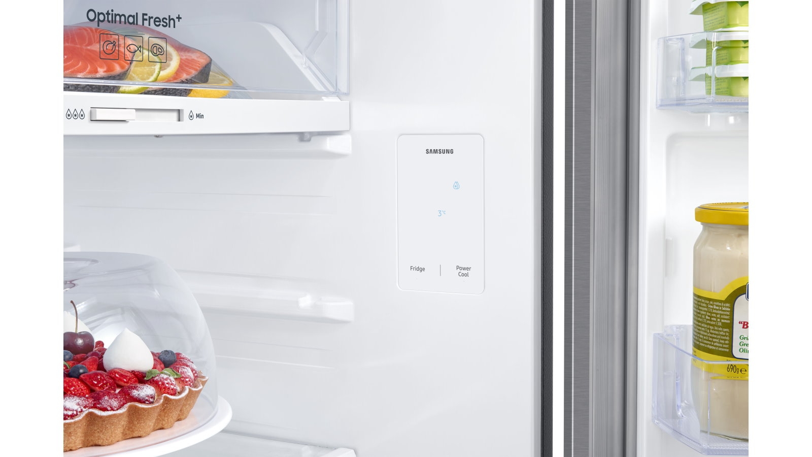 Samsung 348L Top Mount Fridge Silver Harvey Norman