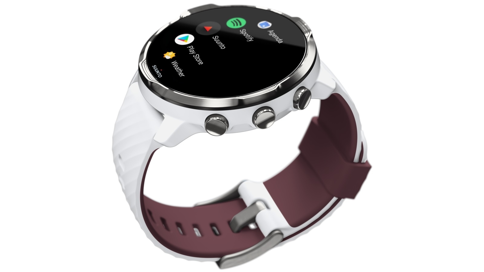 入荷now 安全 Smart 7 Suunto Watch Norman Harvey | Burgundy White - 時計