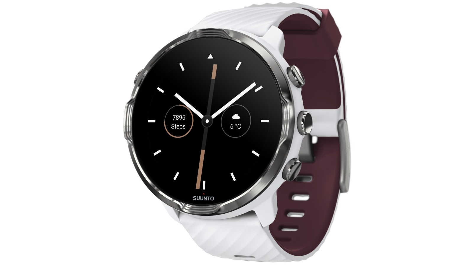 Suunto 7 Smart Watch - White Burgundy | Harvey Norman