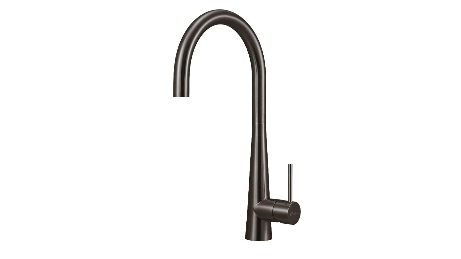 Oliveri Essente Goose Neck Mixer - Gunmetal