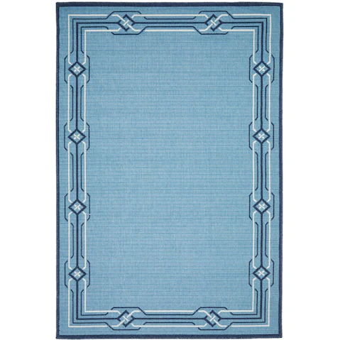 The Weave Studio Seavara 6666 Blue Outdoor Rug - 280 x 190cm