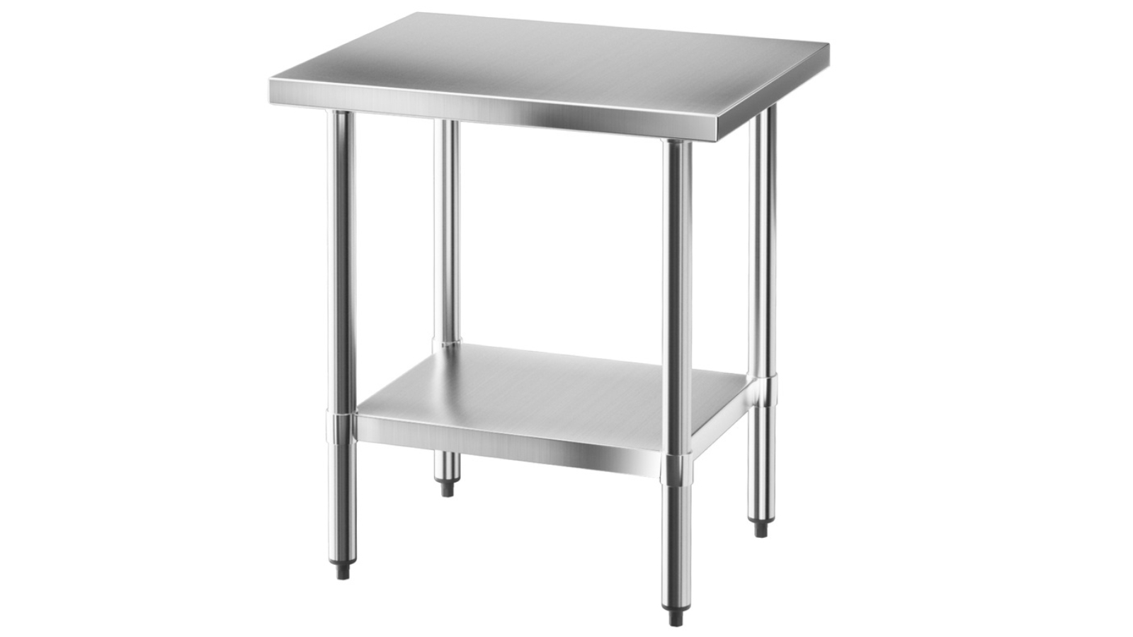 Cefito 430 Stainless Steel Kitchen Table - 61 x 76cmc