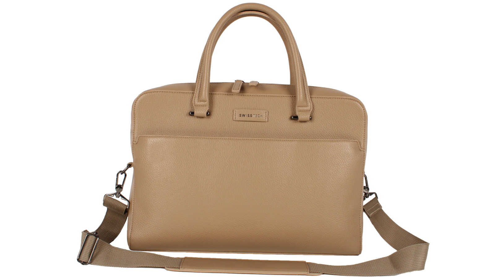 SwissTech Quantum Tech Business Bag - Latte