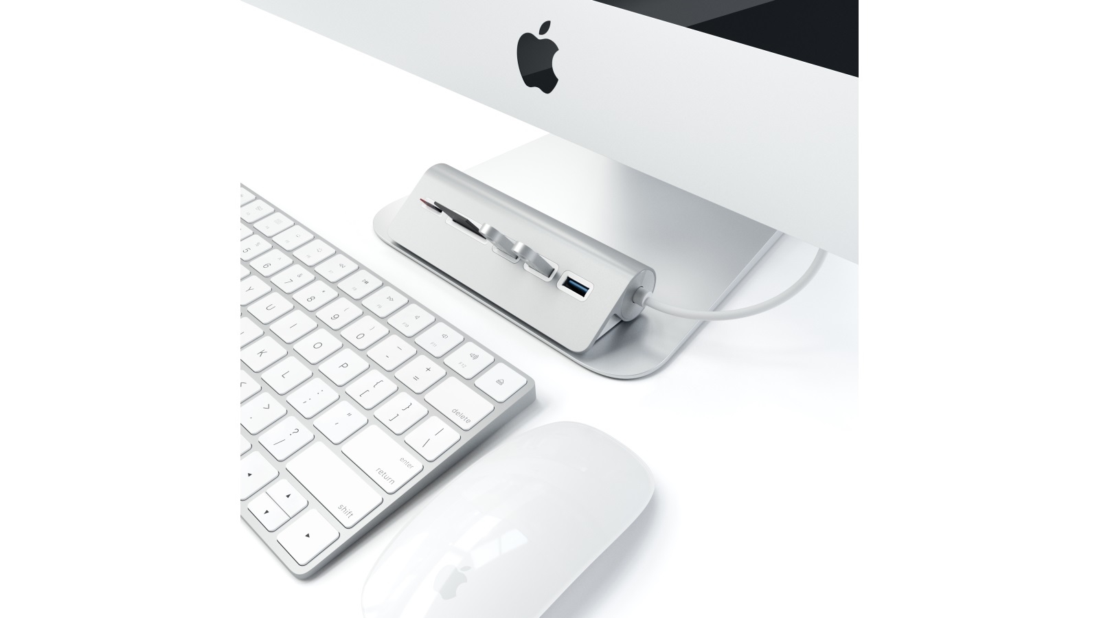 Satechi 3Port USB 3.0 Hub with Card Reader Harvey Norman