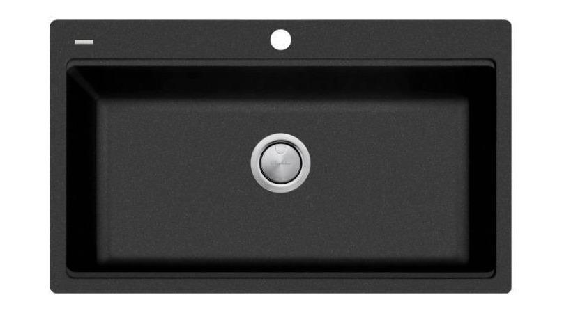 Oliveri ST-BL1596 San Workstation Sink - Black