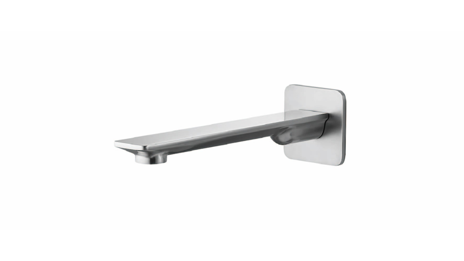 St George Concord Bath Spout - Brushed Nickel