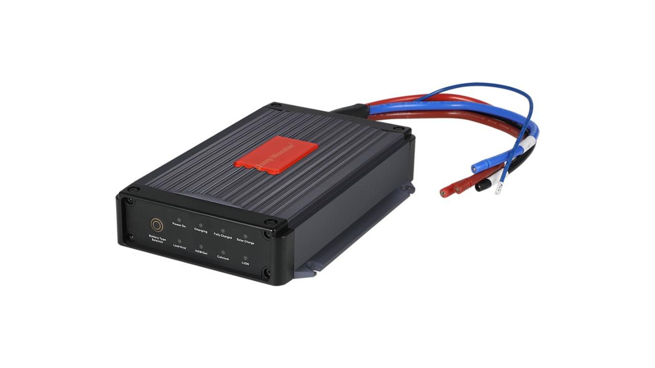 Safetex 12V 40A AGM Lithium Battery Charger Black Harvey Norman