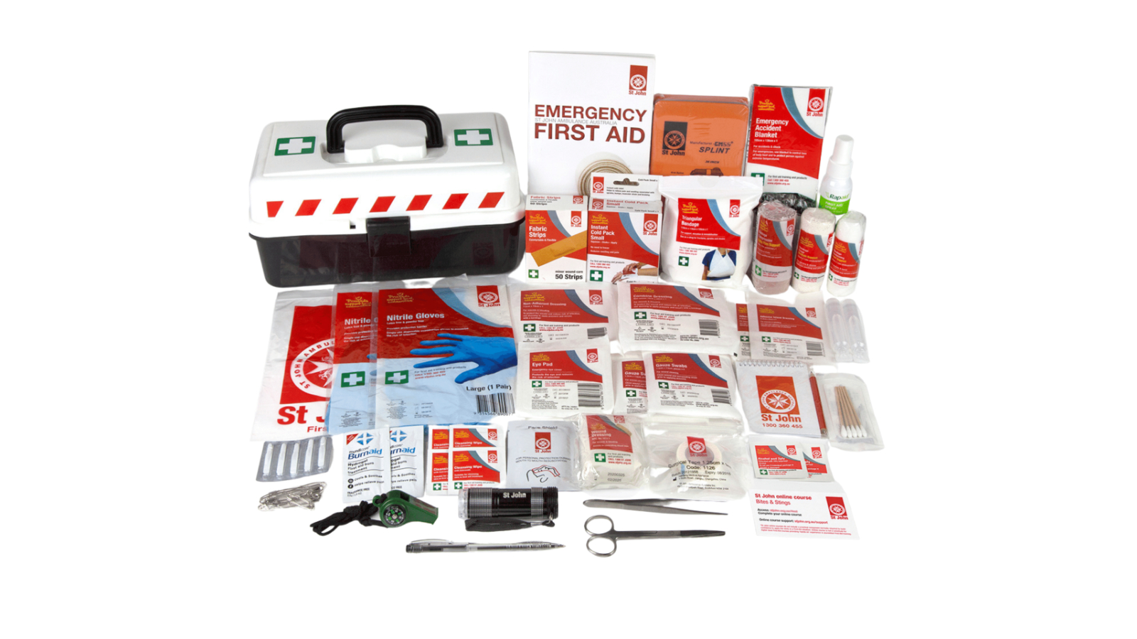 St John Ambulance 4WD Outdoor Camping Portable Travel Case First Aid Kit