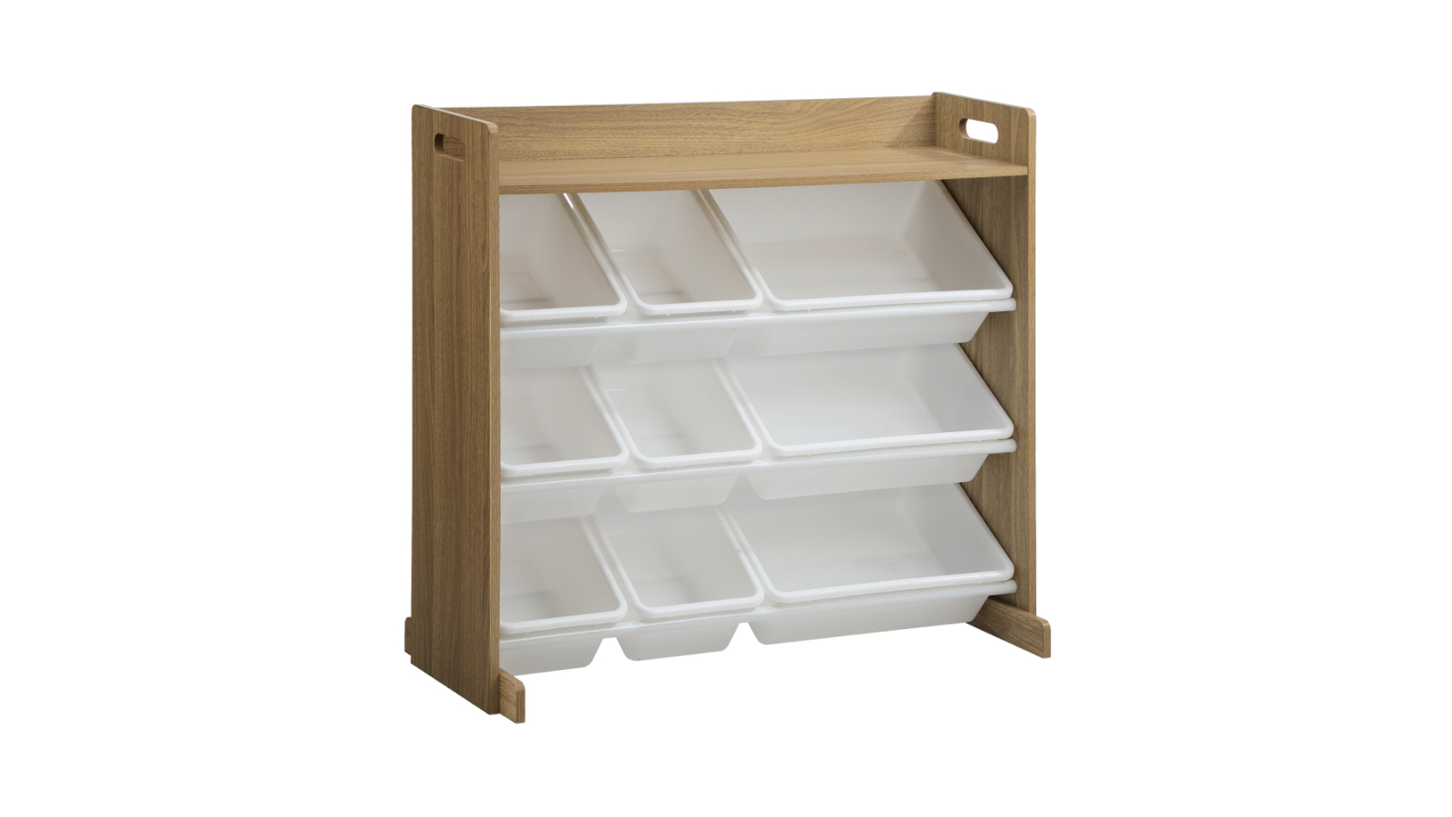 Oikiture 9 Bin Organiser Display Shelf Storage Rack