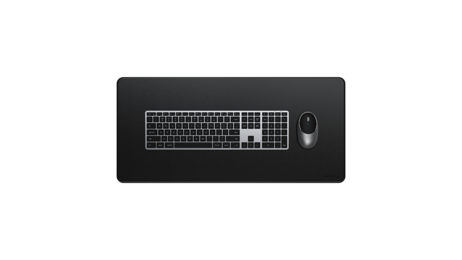 Satechi Vegan Leather Premium Desk Mat - Black