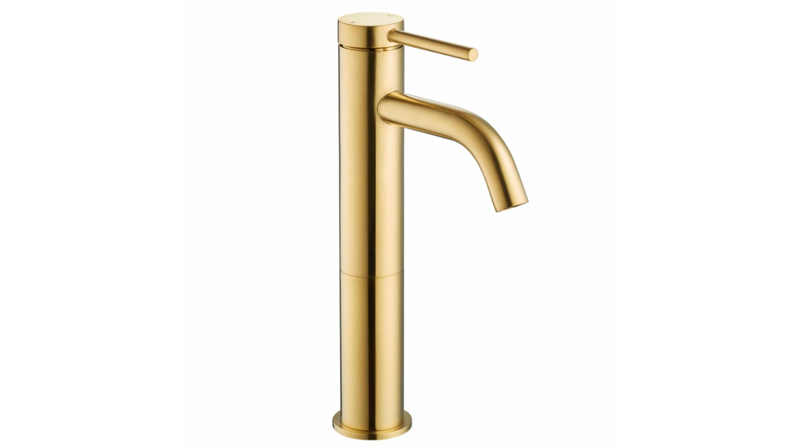 St George Newport High Basin Mixer - Brushed Brass