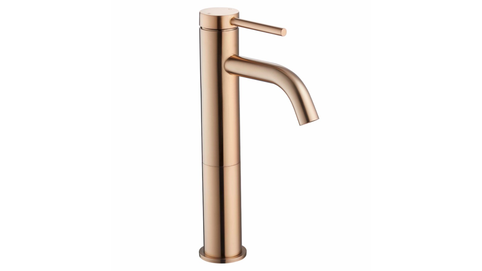 St George Newport High Basin Mixer - Champagne Rose Gold 