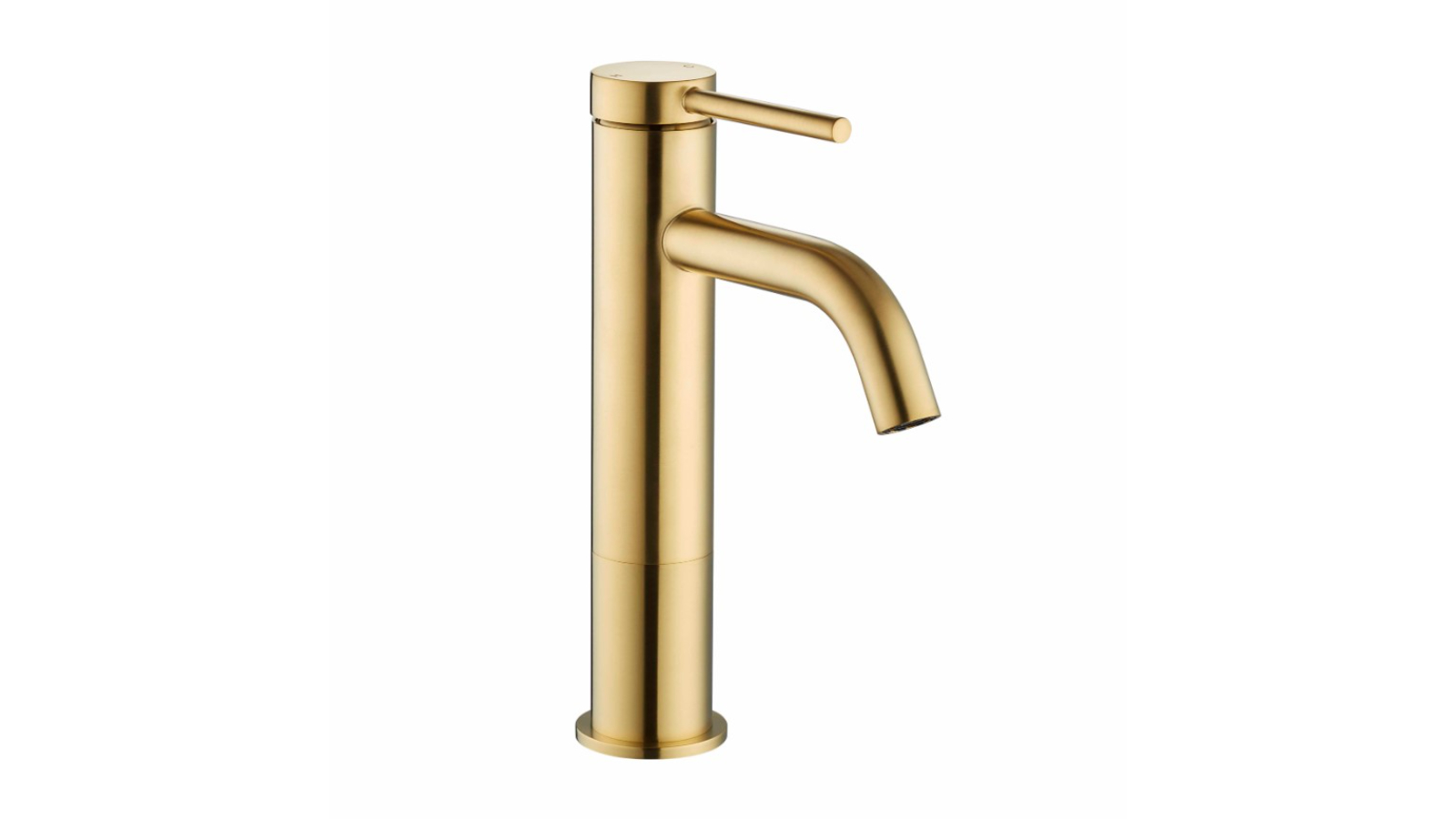 St George Newport Mid Basin Mixer - Brushed Brass