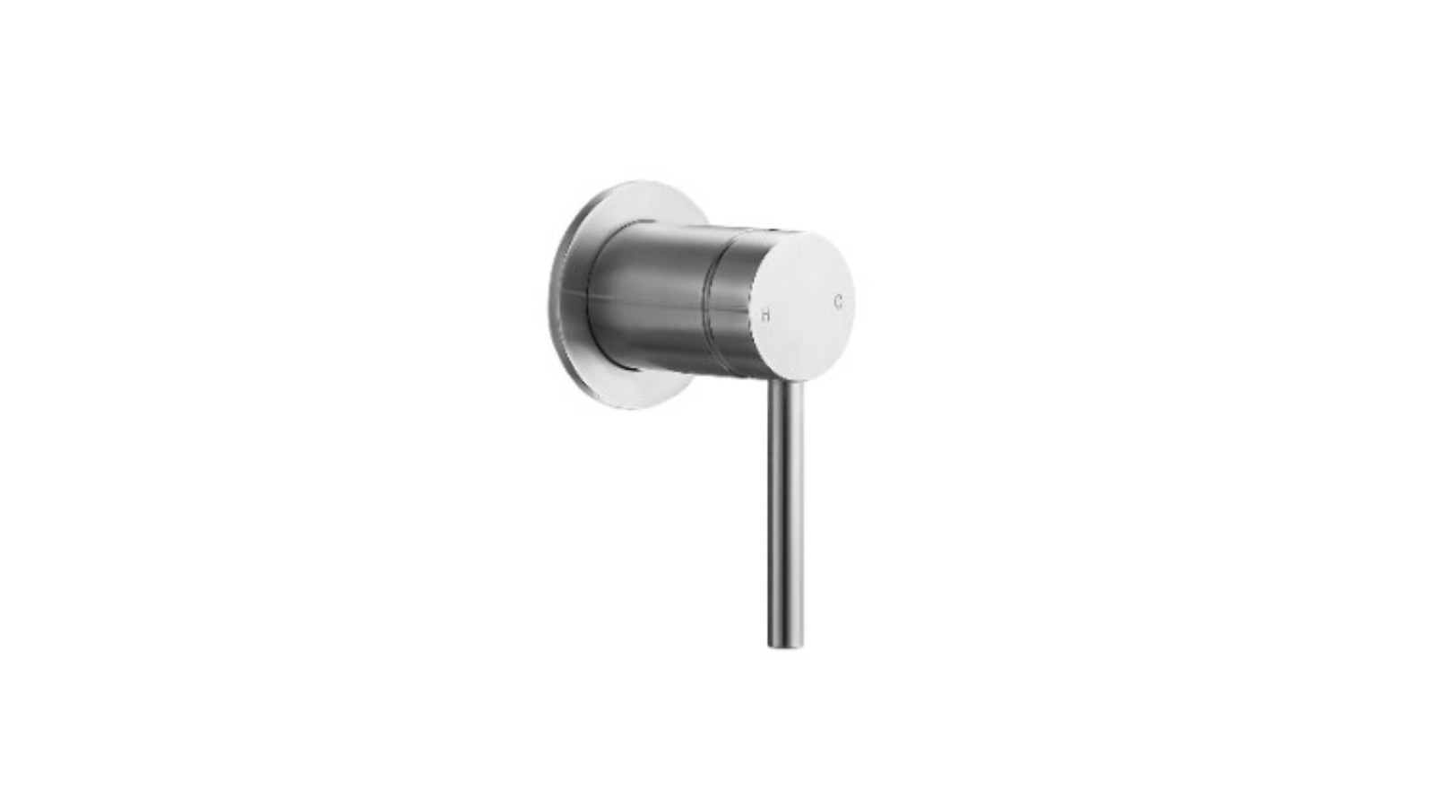 St George Newport Shower Mixer Body and Trim - Brushed Nickel