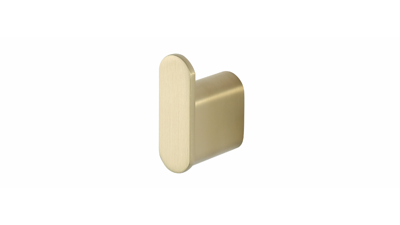 St George Edge Robe Hook - Brushed Brass