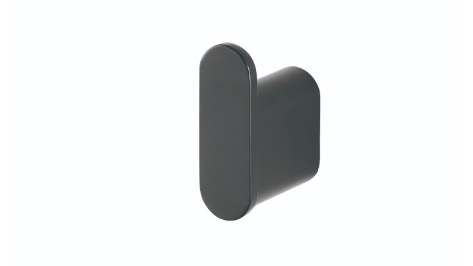 St George Edge Robe Hook - Matte Black
