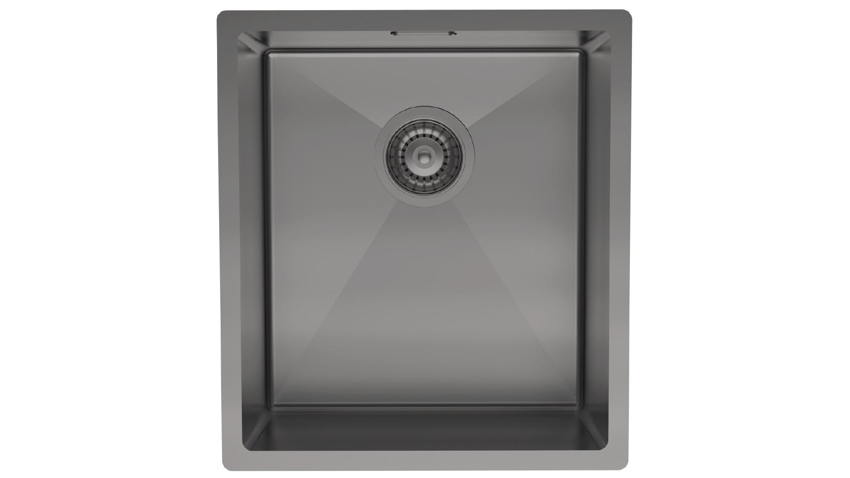 St George Bexley 400mm Single Bowl Sink - Gunmetal