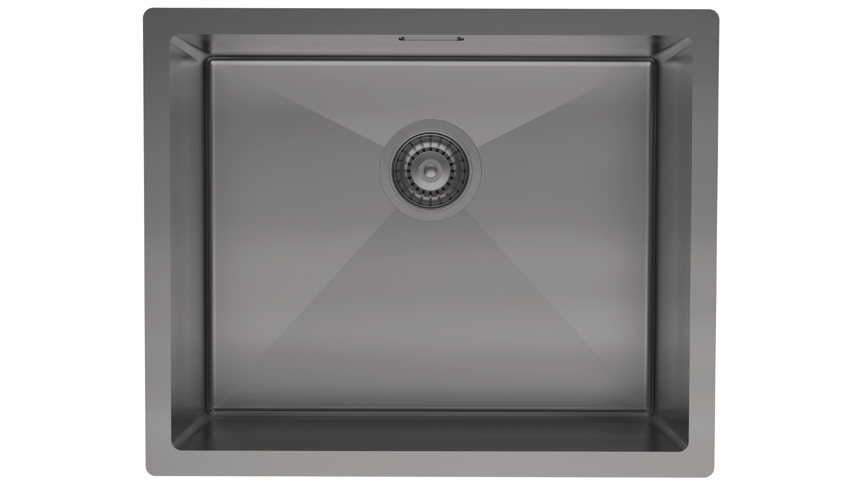 St George Bexley 550mm Single Bowl Sink - Gunmetal