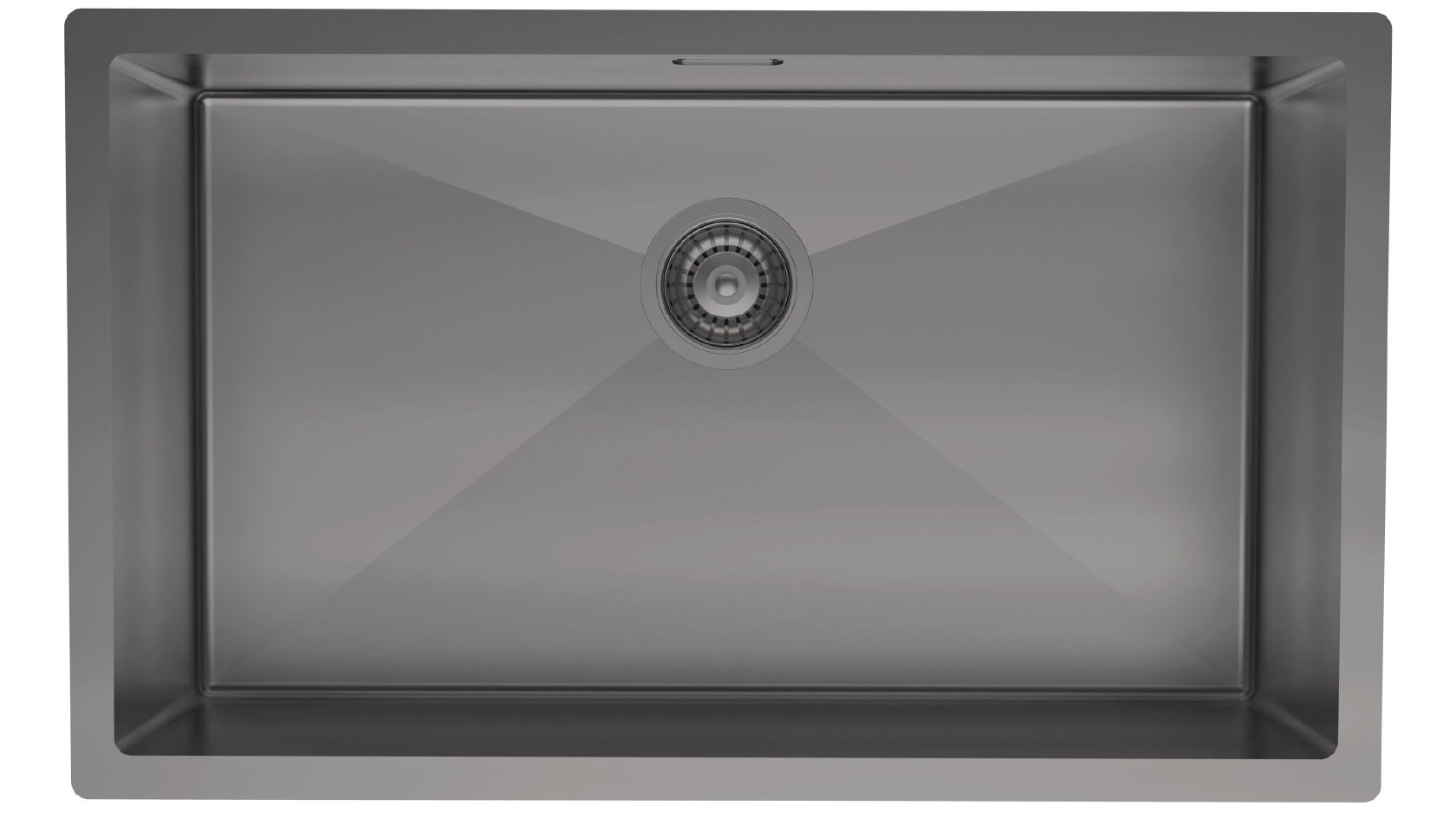 St George Bexley 750mm Single Bowl Sink - Gunmetal