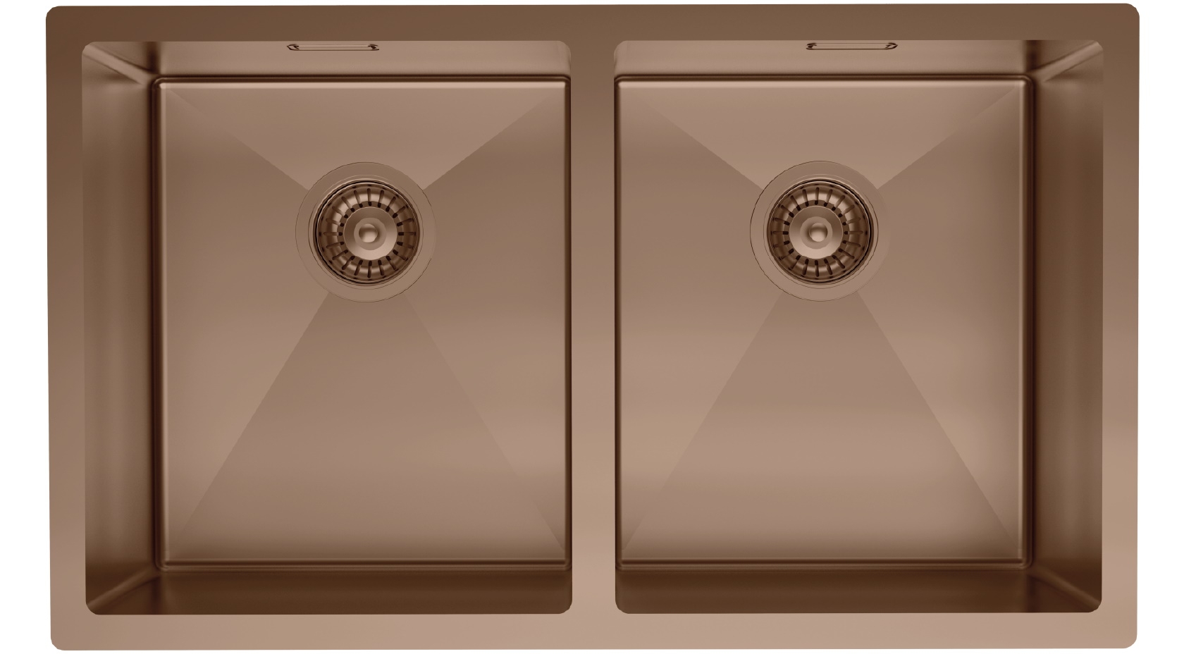 St George Bexley 760mm Double Bowl Sink - Copper