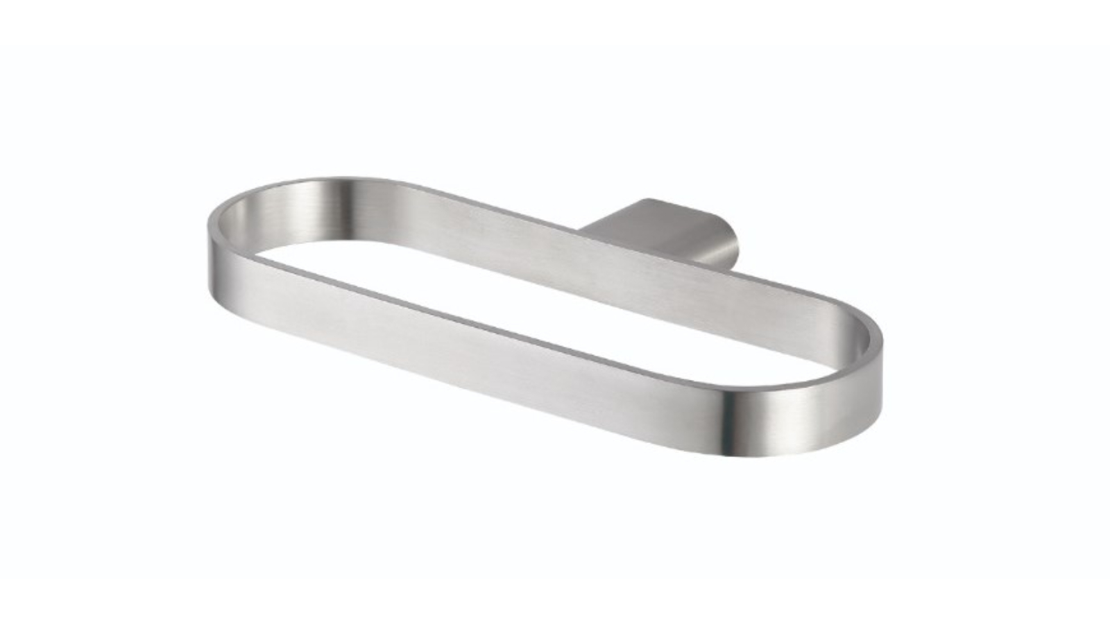 St George Edge Towel Ring - Brushed Nickel